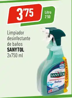Supermercados Deza SANYTOL Limpiador desinfectante de baños oferta