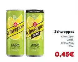 Cash Unide Schweppes - citrus zero, limon, limon zero oferta