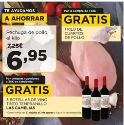 Alimerka Tempranillo - 3 botellas de vino tinto oferta