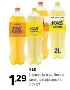 Coviran Kas - limona, taronja, llimona cero o taronja cero oferta