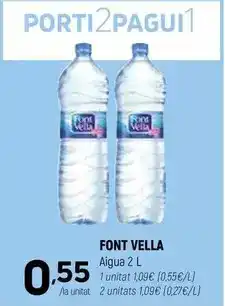 Coviran Font vella - aigua oferta
