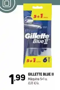 Coviran Gillette - blue ii maquina oferta