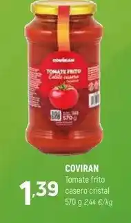 Coviran Coviran - tomate frito casero cristal oferta
