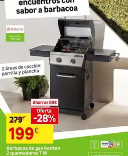 Leroy Merlin Home - barbacoa de gas 2 quemadores 7 w oferta
