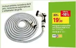 Leroy Merlin Home - manguera extensible con pistola aob 15 m oferta