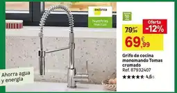 Leroy Merlin Grifo de cocina monomando tomas cromado oferta