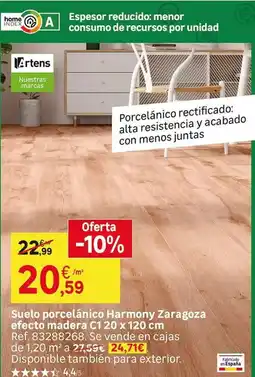 Leroy Merlin Home - suelo porcelanico harmony zaagoza efecto madera oferta