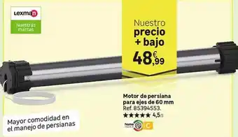 Leroy Merlin Lexman - motor de persiana para eles de 60 mm oferta