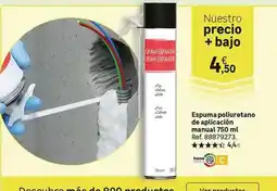 Leroy Merlin Home - espuma poliuretano de aplicación oferta