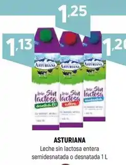 Coviran La asturiana - leche sin lactosa entera semidesnatada o desnatada oferta