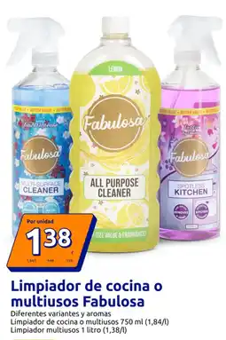 Action Limpiador de cocina o multiusos Fabulosa oferta
