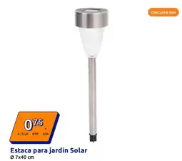 Action Estaca para jardín Solar Ø 7x40 cm oferta