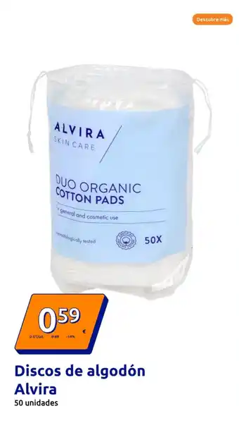 Action ALVIRA Discos de algodón oferta