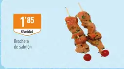 Supermercados Deza Brocheta de salmón oferta