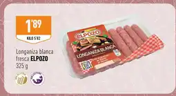 Supermercados Deza ELPOZO Longaniza blanca oferta