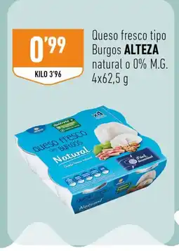 Supermercados Deza ALTEZA Queso fresco tipo Burgos oferta
