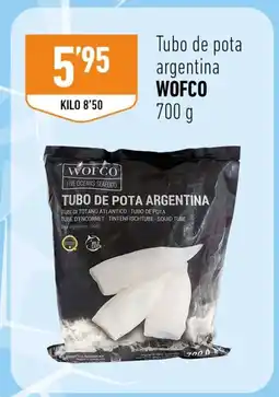 Supermercados Deza WOFCO Tubo de pota argentina oferta