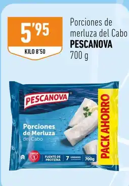 Supermercados Deza PESCANOVA Porciones de merluza del Cabo oferta