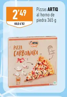 Supermercados Deza ARTIQ PIzzas al horno de piedra oferta
