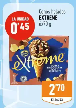 Supermercados Deza EXTREME Conos helados oferta