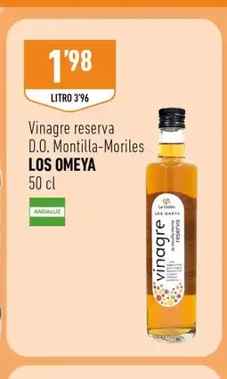 Supermercados Deza LOS OMEYA Vinagre reserva D.O. Montilla-Moriles oferta
