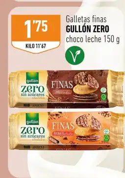 Supermercados Deza GULLÓN ZERO Galletas finas choco leche oferta