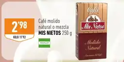 Supermercados Deza MIS NIETOS Café molido natural o mezcla oferta