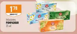 Supermercados Deza POMPADOUR Infusiones oferta