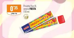 Supermercados Deza FIESTA Piruleta flax XL cereza oferta