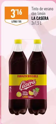 Supermercados Deza LA CASERA Tinto de verano con limón oferta