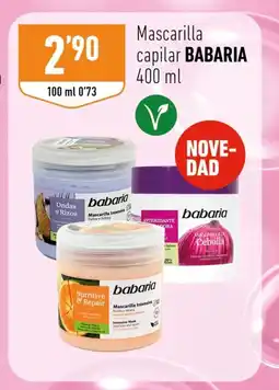 Supermercados Deza BABARIA Mascarilla capilar oferta