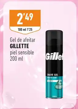 Supermercados Deza GILLETTE Gel de afeitar piel sensible oferta