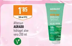 Supermercados Deza AGRADO Aftersun hidragel aloe vera oferta