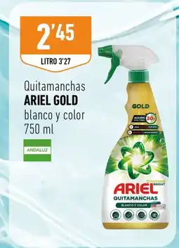 Supermercados Deza ARIEL GOLD Quitamanchas blanco y color oferta