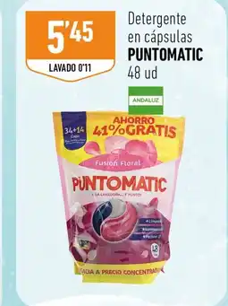 Supermercados Deza PUNTOMATIC Detergente en cápsulas oferta