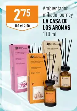 Supermercados Deza LACASA DE LOS AROMAS Ambientador mikado journey oferta