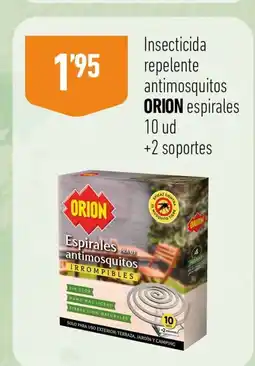 Supermercados Deza ORION Insecticida repelente antimosquitos espirales oferta