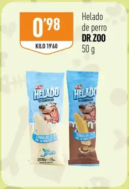 Supermercados Deza DR.ZOO Helado de perro oferta