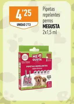 Supermercados Deza MEGUSTA Pipetas repelentes perros oferta