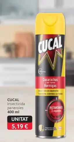 GM Cash & Carry CUCAL Insecticida paneroles oferta