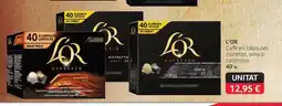 GM Cash & Carry L'OR Cafè en càpsules ristretto, onix o colombia oferta