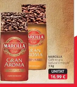 GM Cash & Carry MARCILLA Cafè en gra natural o mescla oferta