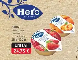 GM Cash & Carry HERO Confitura préssec o maduixa oferta