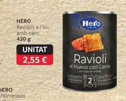 GM Cash & Carry HERO Raviolis a l'ou amb carn oferta
