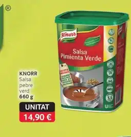 GM Cash & Carry KNORR Salsa pebre verd oferta