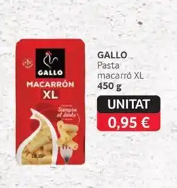 GM Cash & Carry GALLO Pasta macarró XL oferta