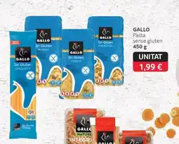 GM Cash & Carry GALLO pasta sense gluten oferta