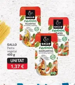 GM Cash & Carry GALLO Pasta vegetal oferta