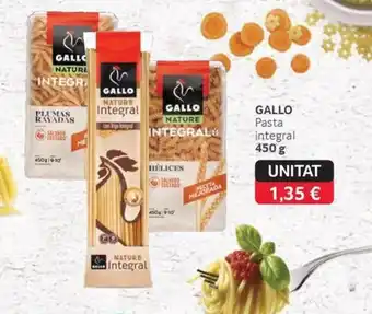 GM Cash & Carry GALLO Pasta integral oferta
