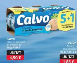 GM Cash & Carry CALVO Tonyina clara en oli de gira-sol oferta